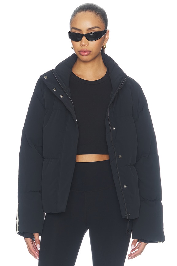 view 2 of 6 Maeve Puffer Jacket in Black & Creme