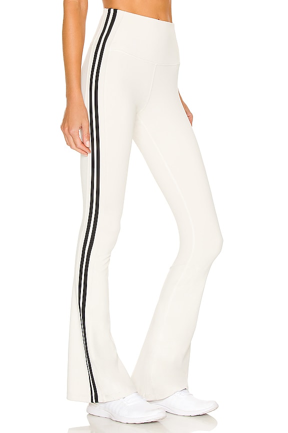 view 2 of 4 Raquel High Waist Techflex Flare Legging in Vintage White & Black