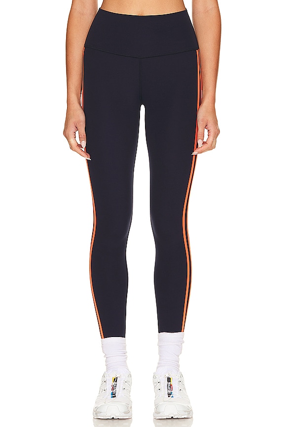 view 2 of 4 Ella High Waist Airweight Crop Legging in Indigo & Fire