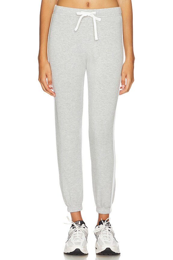 view 2 of 4 Sonia Sweatpant in Heather Grey & White