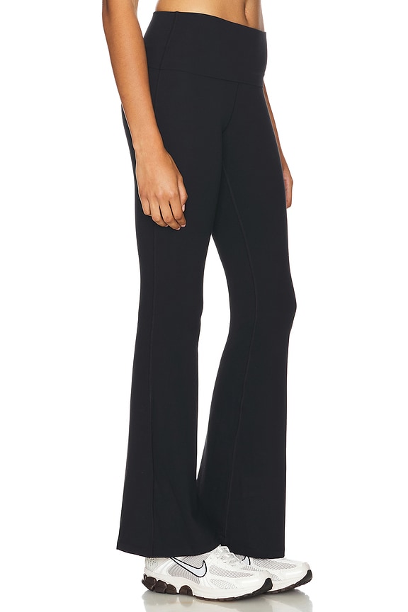 view 2 of 4 РАСКЛЕШЕННЫЕ ЛЕГГИНСЫ СО СКЛАДЧАТЫМ ПОЯСОМ RAQUEL AIRWEIGHT in Black