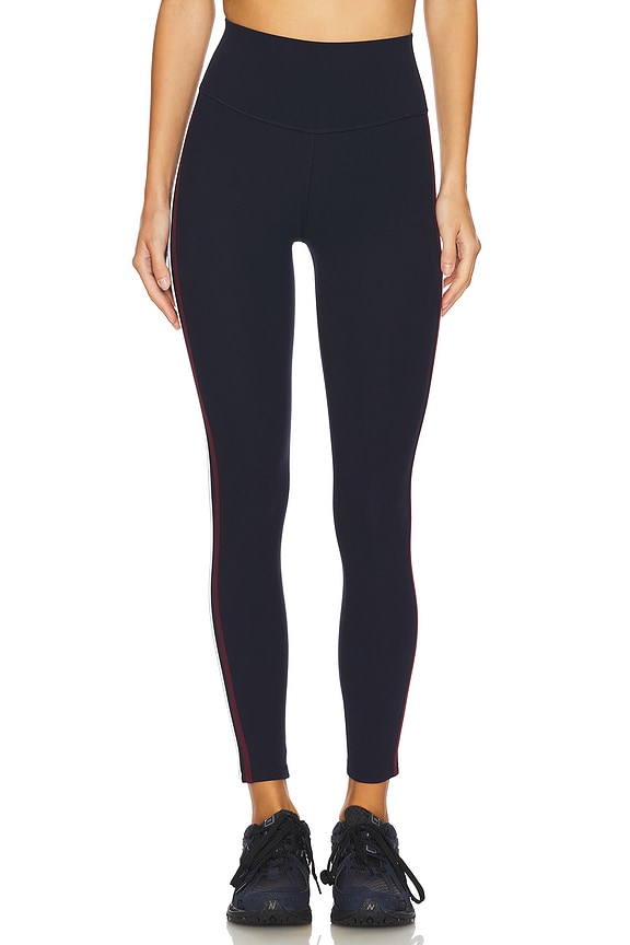 view 2 of 6 Ella High Waist Airweight 7/8 Legging in Indigo & Dark Cherry