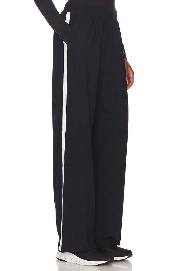 view 2 of 6 Luca Airweight Trouser With Stripe in Black