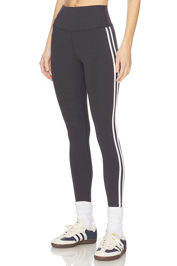 view 1 of 7 Ella High Waist Airweight Legging in Graphite & White