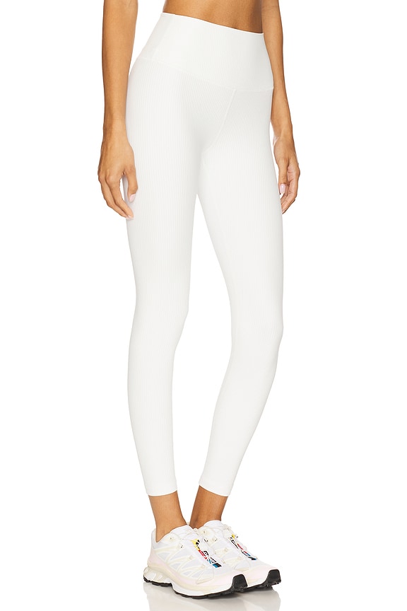 view 2 of 6 Airweight Rib High Waist 7/8 Legging in White