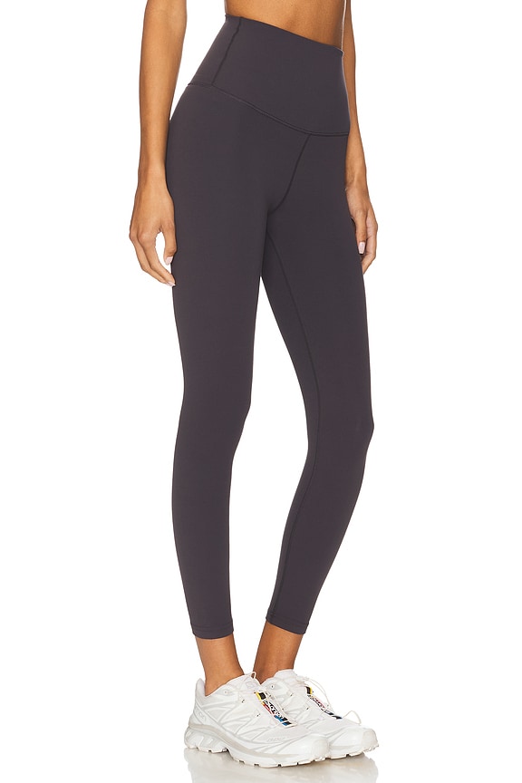 view 2 of 6 Air Weight Super High Waist 7/8 Legging in Graphite & White