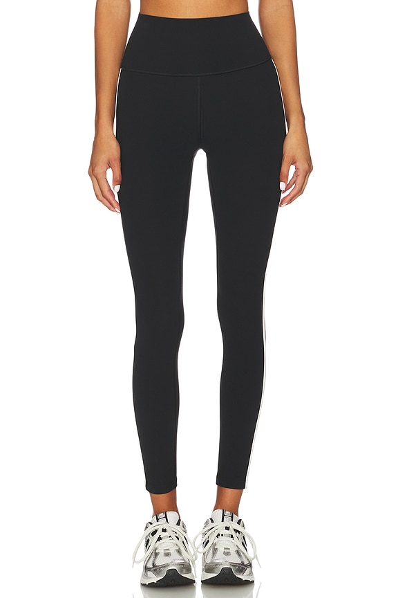 view 2 of 7 Amber Air Weight High Waist 7/8 Legging in Black & White