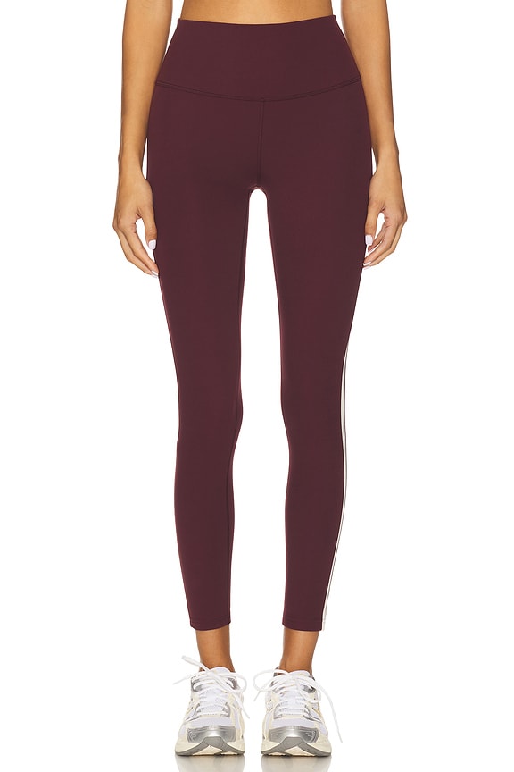 view 2 of 6 LEGGINGS CLARE in Dark Cherry & Creme
