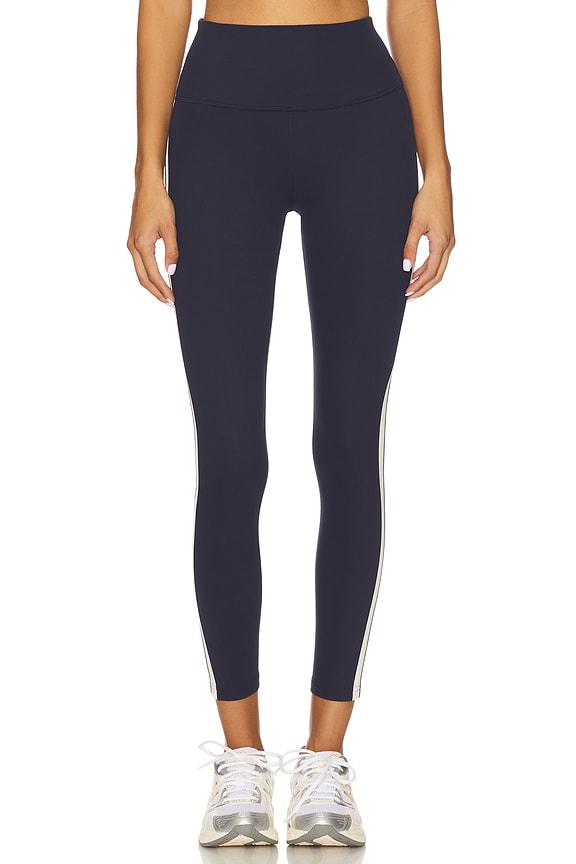 view 2 of 6 Clare High Waist Rigor 7/8 Legging in Indigo & Creme