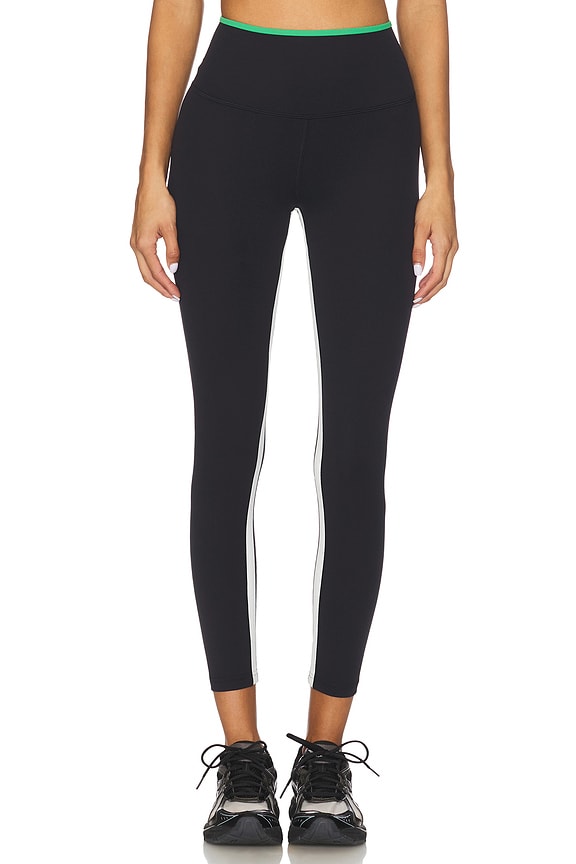 view 2 of 7 Easton Rigor High Waist 7/8 Legging in Black & Grass