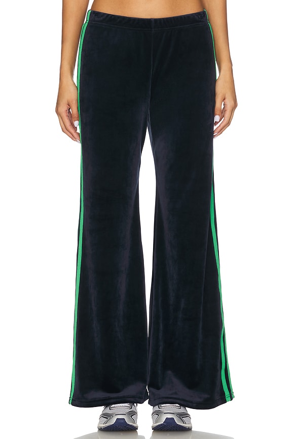 view 2 of 6 Heritage Velour Pant in Indigo & Grass