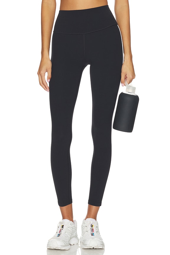 view 2 of 7 Amber Airweight High Waist 7/8 Legging in Black & White