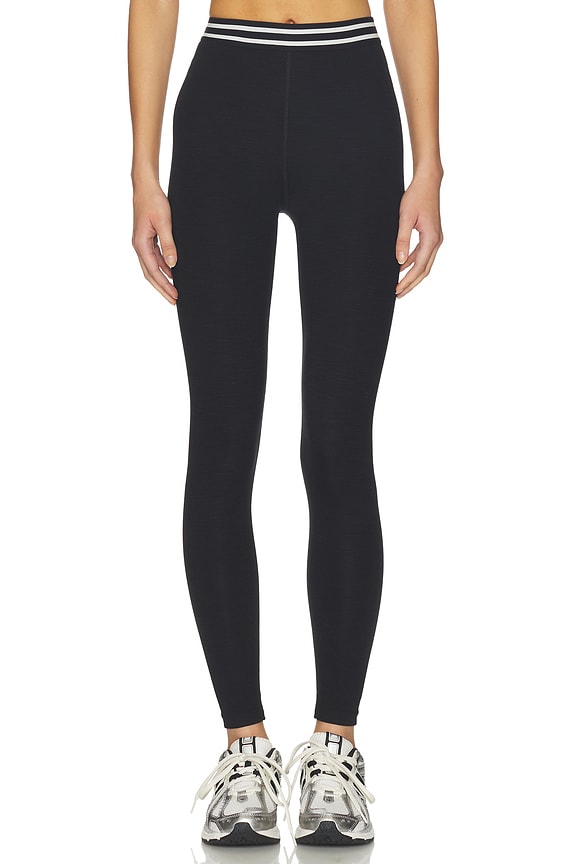view 1 of 6 Bailey High Waist Active Rib 7/8 Legging in Black