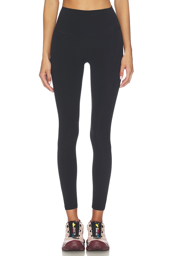view 1 of 6 Airweight High Waist 7/8 Pocket Legging in Black