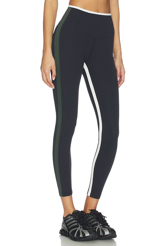 view 1 of 6 LEGGINS RIGOR 7/8 CINTURA ALTA SAMMY in Black & Military