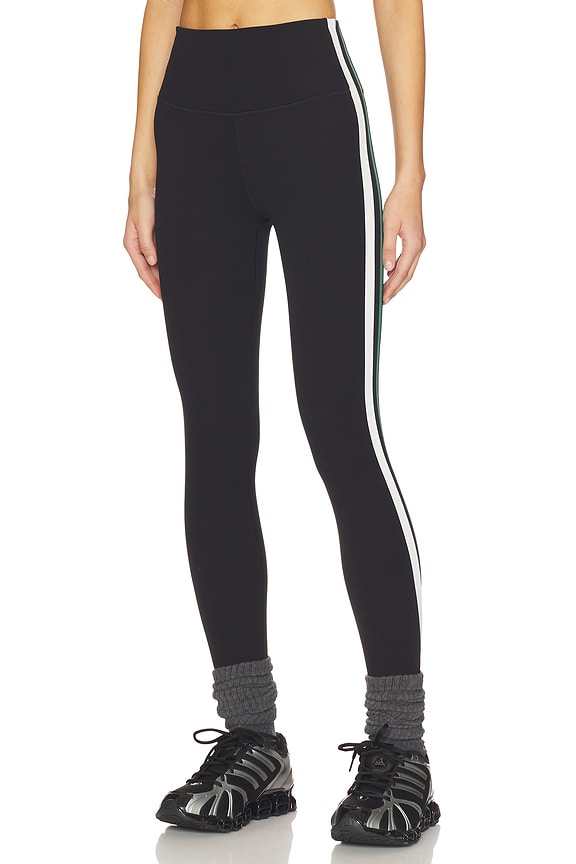 view 1 of 6 Bianca High Waist Rigor 7/8 Legging in Black & White