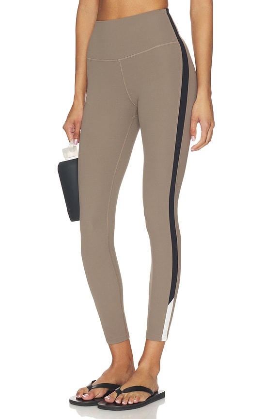 view 1 of 5 Layla Airweight High Waist 7/8 Legging in Lentil & Black