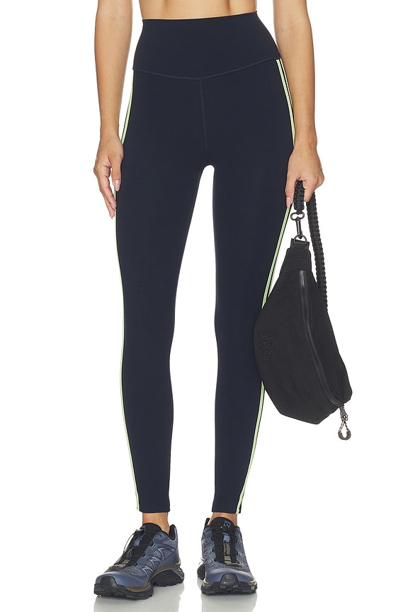 view 2 of 6 LEGGINGS TAILLE HAUTE ELLA AIRWEIGHT in Indigo & Limeade
