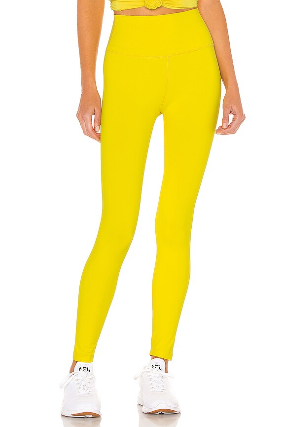 view 1 of 4 Ava High Waist 7/8 Legging in Yellow