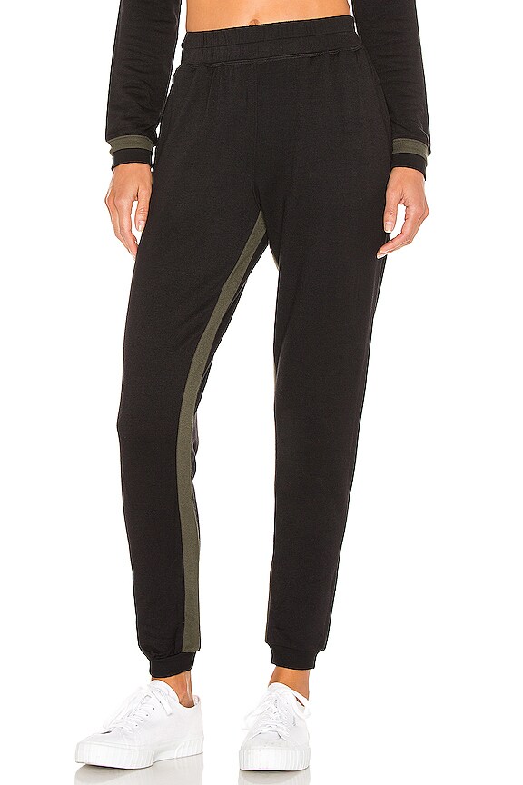 view 1 of 4 Billie Sweatpant in Black & Army