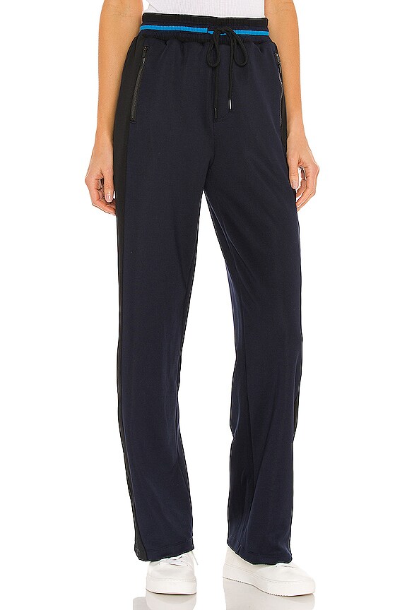 view 1 of 4 Ludwig Track Pant in Indigo & Black