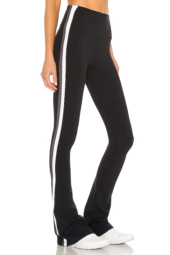 view 2 of 4 LEGGING CAMPANA RAQUEL in Black, White, & Heather Grey