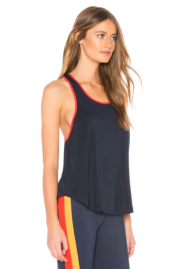 view 2 of 4 Pin Tank in Indigo & Sunset