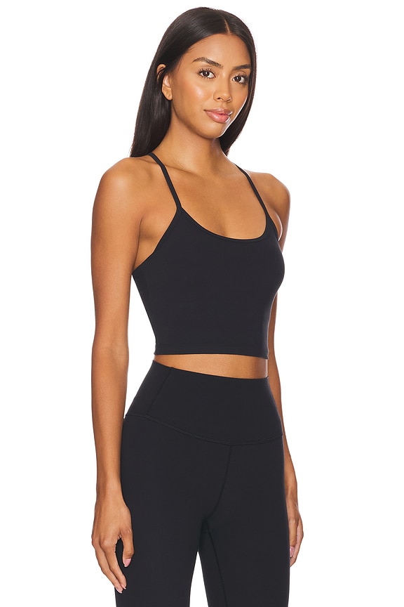 view 2 of 4 TOP CROPPED AIRWEIGHT in Black