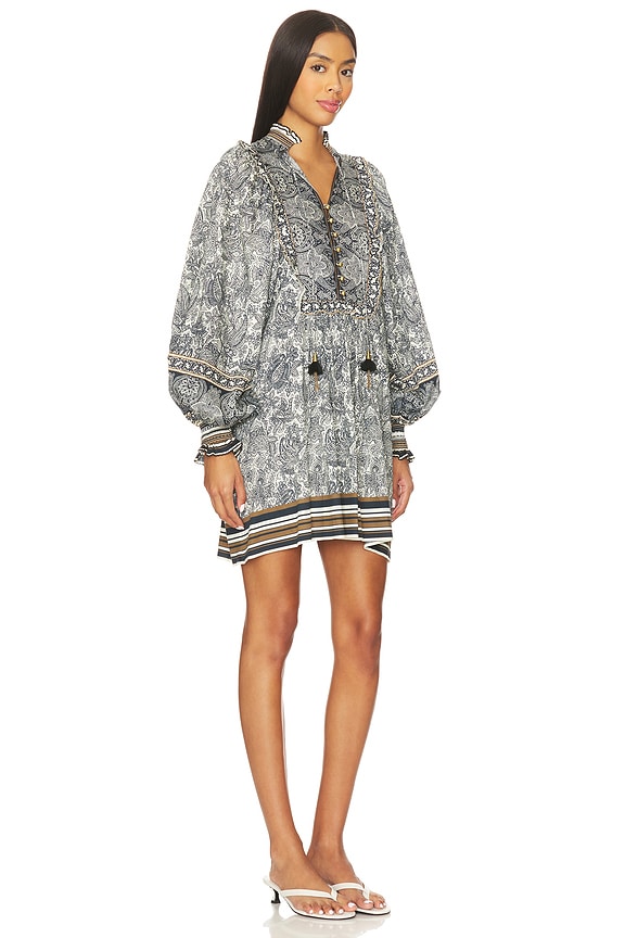 view 2 of 3 Demi Dress in Vanilla, Olive & Black