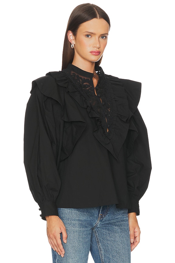 view 2 of 4 Rena Top in Onyx Black