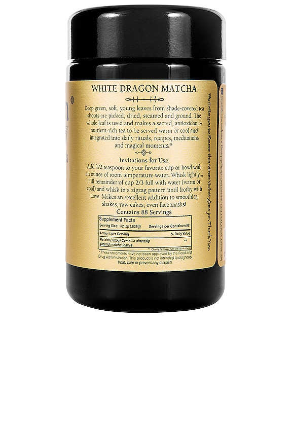 view 2 of 3 White Dragon Matcha Ceremonial Grade Green Tea Powder in 