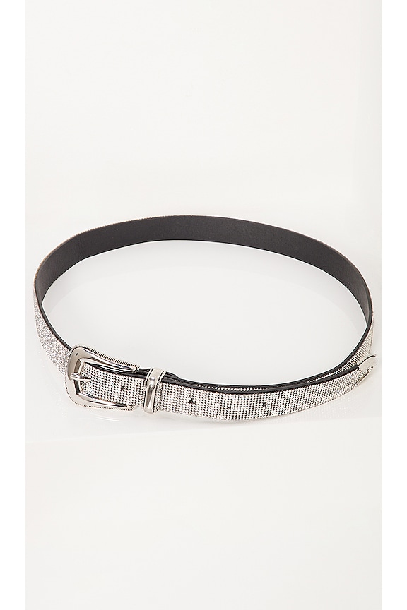 view 1 of 2 Embellished Belt in Black