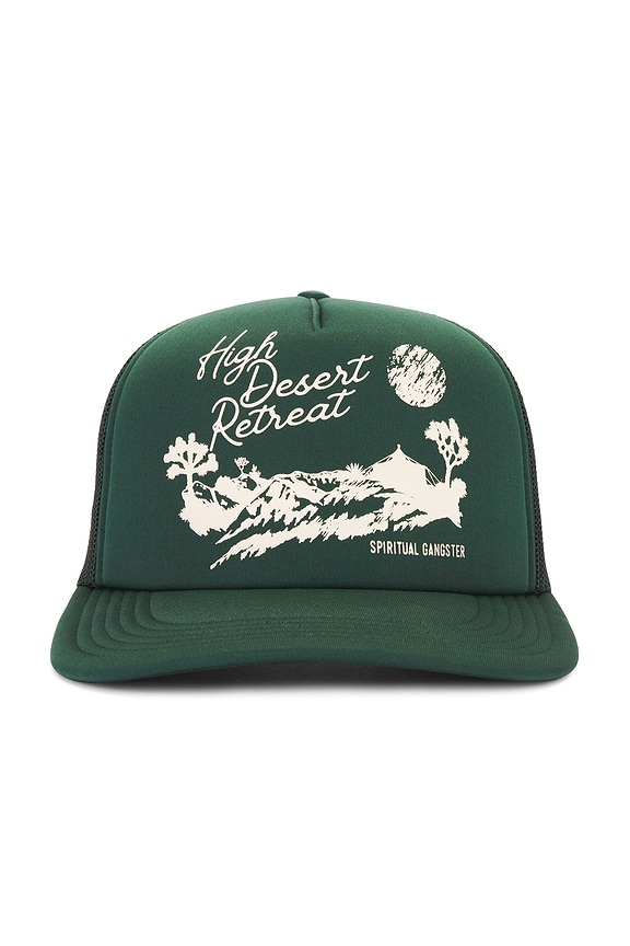 view 2 of 3 Retreat Trucker Hat in Retro Green