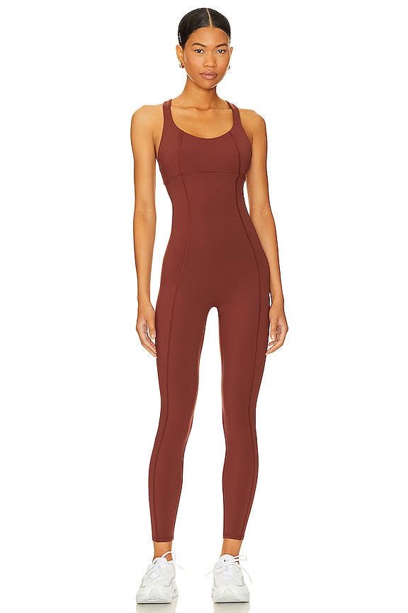 view 2 of 3 Flaunt Dream Jumpsuit in Washed Burgundy