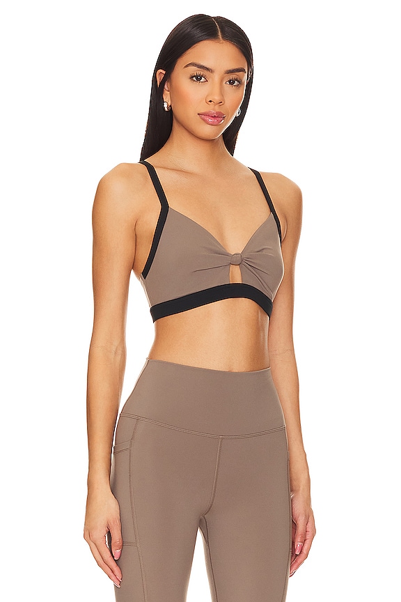 view 2 of 4 SUJETADOR EDEN TWIST FRONT in Falcon & Black