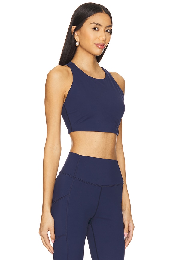 view 2 of 4 Laurel Longline Bra in Indigo