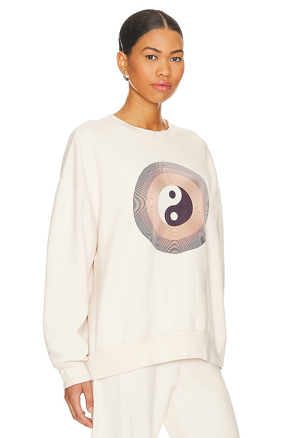 view 2 of 4 SUDADERA YIN YANG in White Sand