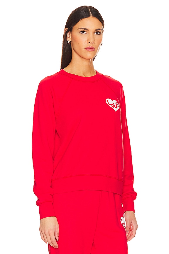 view 2 of 4 Love The Forever Crew in Ruby Red