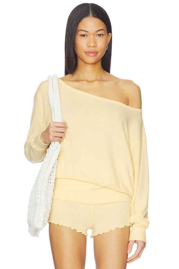 view 1 of 5 TOP UN HOMBRO RHYTHM in French Vanilla