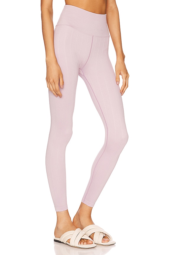 view 2 of 4 Amara Wide Rib Seamless Leggings in Faded Lilac