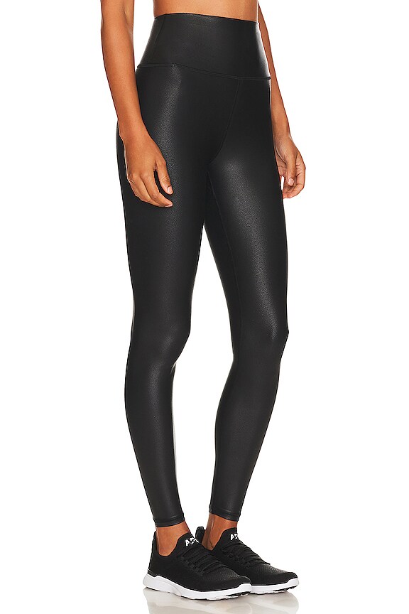 view 2 of 4 LEGGINGS INTENT FAUX LEATHER in Black Leather