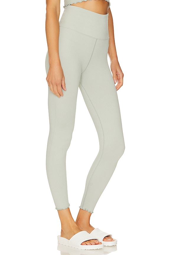 view 2 of 4 Love Sculpt Seamless 7/8 Ruffle Legging in Sage