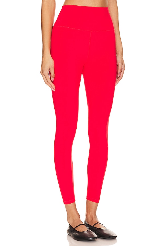 view 2 of 4 Ada High Waisted 7/8 Legging in Ruby Red