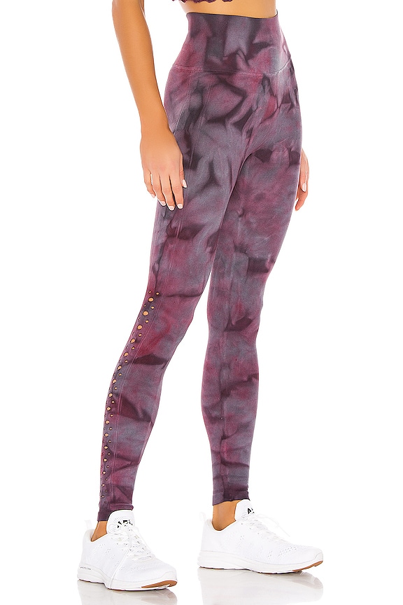 view 2 of 4 Self Love Legging in Wildberry Galaxy Tie Dye