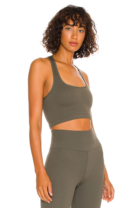 view 2 of 4 DÉBARDEUR CROPPED ATHENA in Burnt Olive