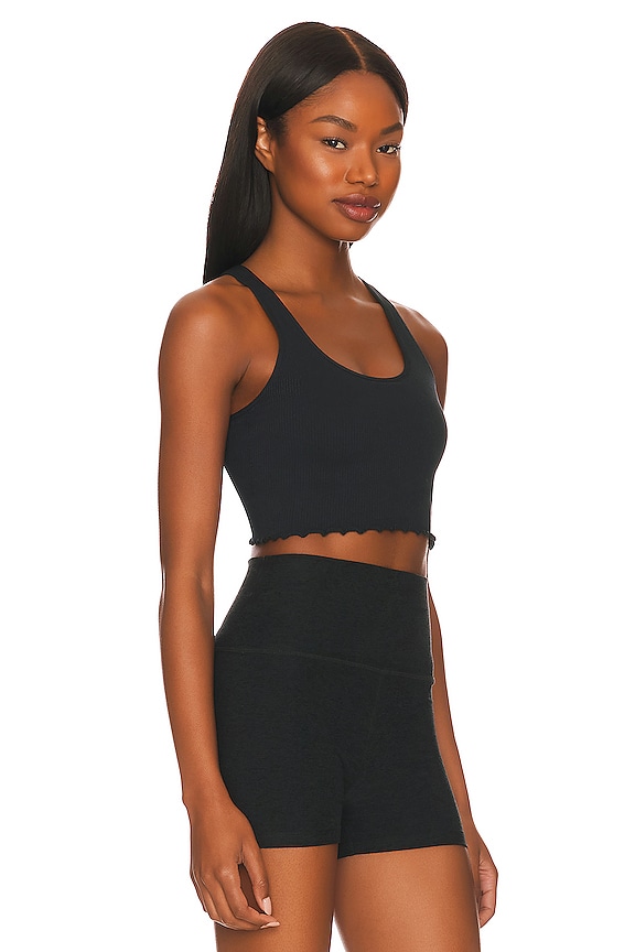 view 2 of 4 Amor Crop Tank in Black