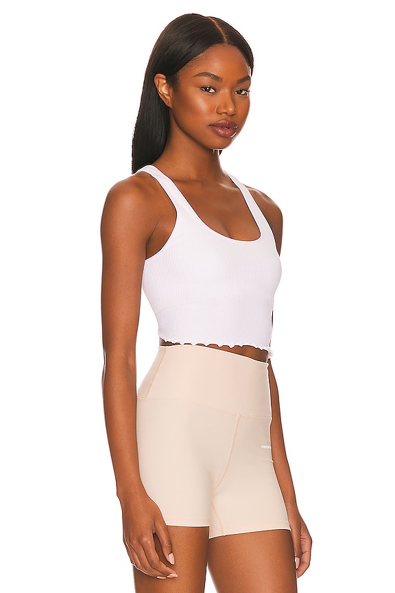 view 2 of 4 Amor Crop Tank in White