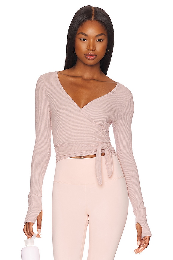 view 1 of 4 Reversible Ballet Long Sleeve Top in Rose Quartz