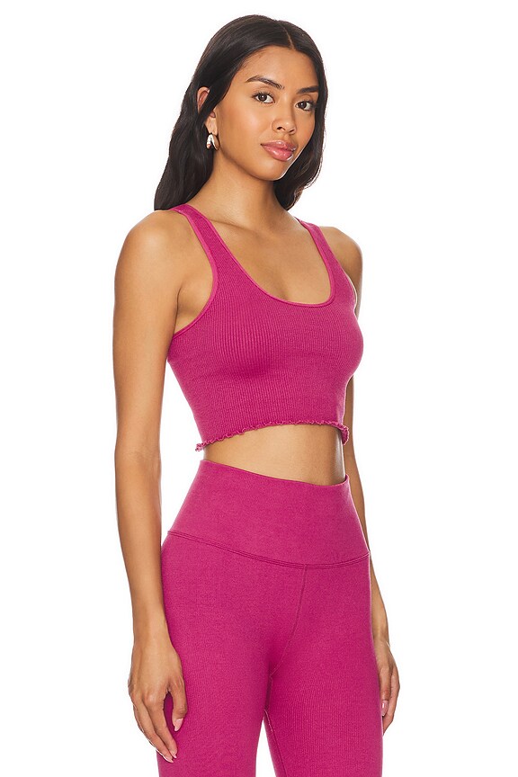 view 2 of 4 DÉBARDEUR CROPPED AMOR in Pink Haze