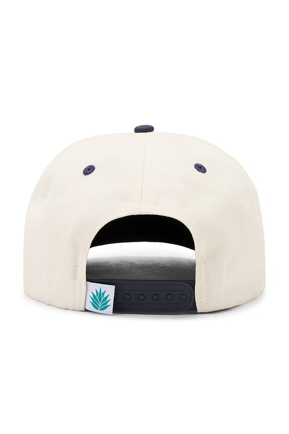 view 2 of 2 S Bar Hat in White & Navy